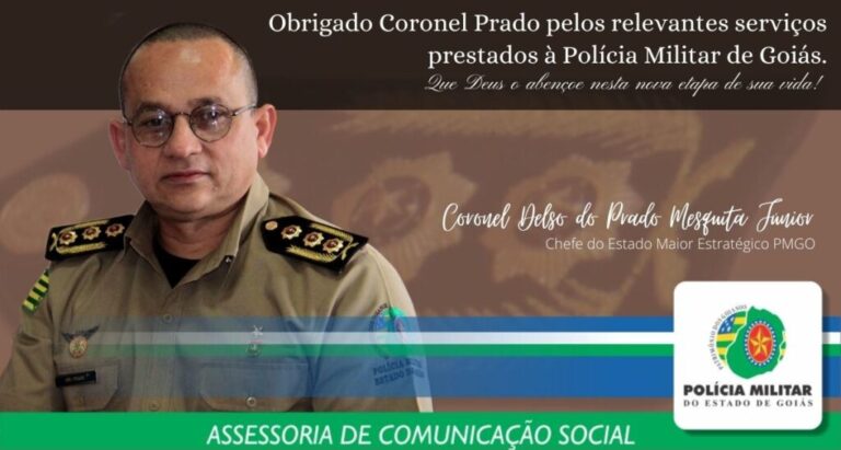 Mensagem do Comando Geral ao Coronel Prado