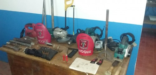 Polícia Militar detém homem que projetava e fabricava armas caseiras, em Novo Aripuanã