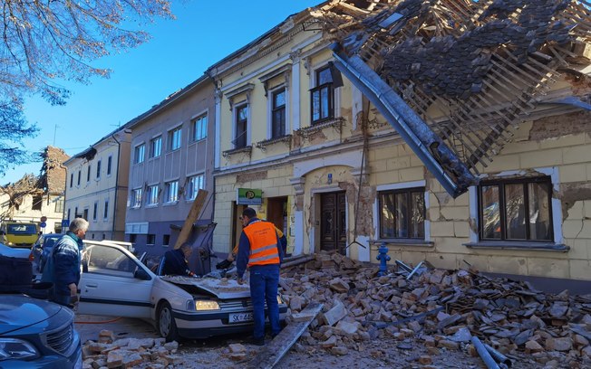 Mais forte de 2020! Croácia é atingida por terremoto de 6,4 graus nesta terça