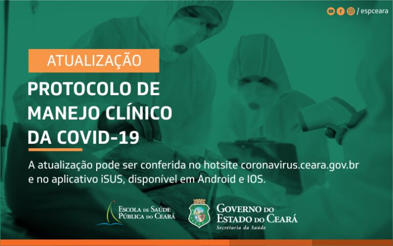 Escola de Saúde Pública atualiza protocolo de manejo clínico da Covid-19