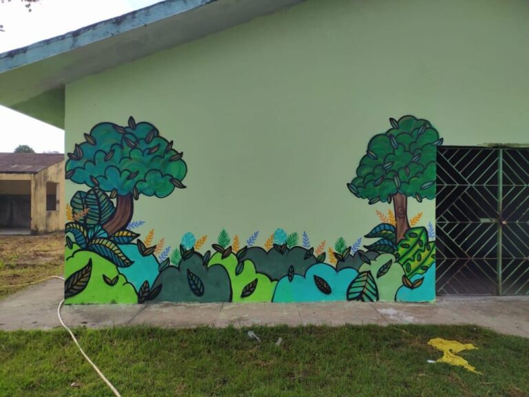 Socioeducandos usam arte para humanizar espaços em Vitória de Santo Antão