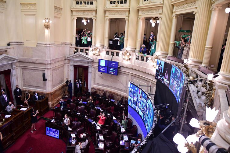 Senado da Argentina aprova aborto legal nesta quarta-feira