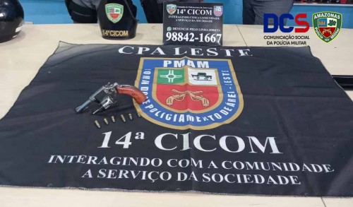 Polícia Militar detém jovem por tentativa de roubo e porte ilegal de arma de fogo na zona leste