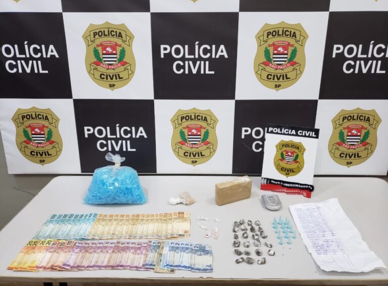 Polícia Civil de Ribeirão Preto prende traficante com drogas no Jardim Juliana