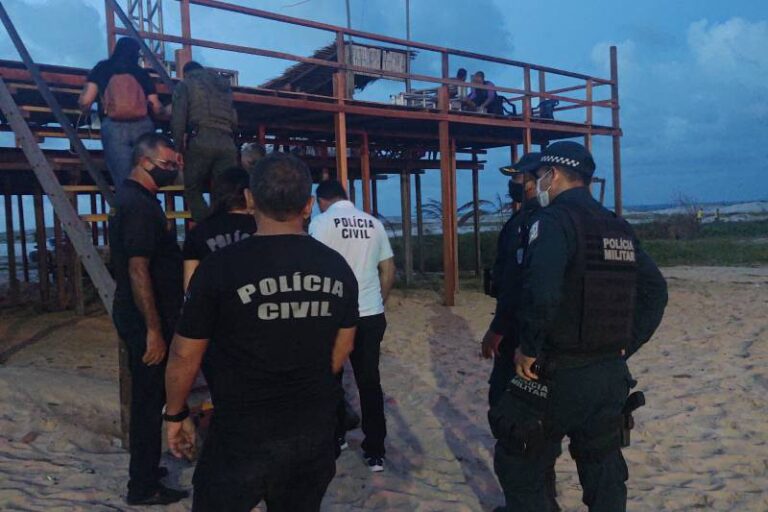 Polícia Civil reforça normas de prevenção à Covid-19 em barracas de Salinópolis